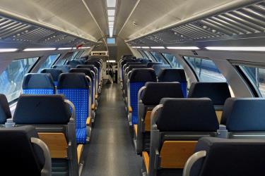 Train interior